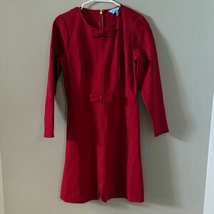 NWT Draper James Sadie Long-Sleeve Bow Detail Dress, Sz XS